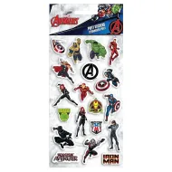 Luna: Avengers 3D pufnasti set naljepnica na listu veličine 10x22 cm