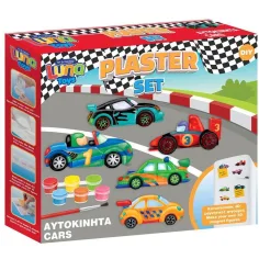 Luna: Kreativni set za lijevanje i bojanje trkaćih automobila s magnetima