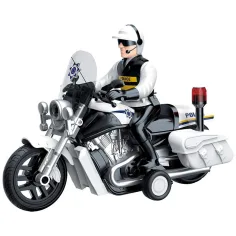 Luna: Light Striker policijski motor s policajcem, svjetlom i zvukom 1/10 slika 2