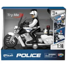 Luna: Light Striker policijski motor s policajcem, svjetlom i zvukom 1/10 slika 1