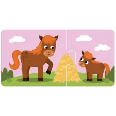 Luna: Moj prvi puzzle – Mame životinje i njihovi mališani 10x2 komada razvojni puzzle slika 5