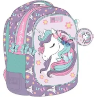 Luna: Must Team Unikornis zaobljena školska torba s 3 pretinca, ruksak 32x18x43 cm