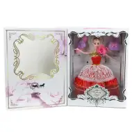 Lutka u crvenoj večernjoj haljini sa dodacima 30cm