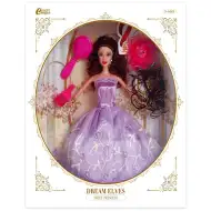 Lutka u ljubičastoj haljini sa dodacima 30cm