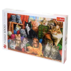 Sastanak mačaka 1000-dijelni puzzle - Trefl