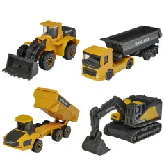 Majorette - Volvo Edition građevinski strojevi 4-dijelni set - Simba Toys slika 2