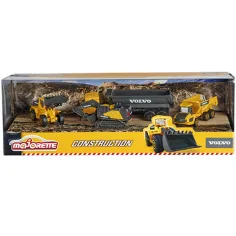 Majorette - Volvo Edition građevinski strojevi 4-dijelni set - Simba Toys