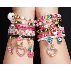 Make It Real: Juicy Couture ružičasti i svjetlucavi set sa izradu nakita slika 5