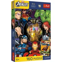 Marvel Osvetnici 160-dijelni UFT puzzle s posterom - Trefl