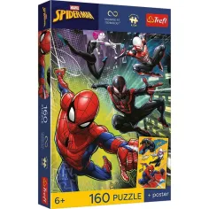 Marvel Spider-Man 160-dijelni UFT puzzle s posterom - Trefl