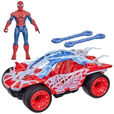 Marvel Spider-Man ActionVerse: figura Spider-Mana s automobilom i rastezljivim mrežnim projektilima - Hasbro slika 2