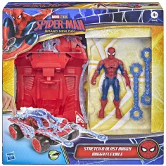 Marvel Spider-Man ActionVerse: figura Spider-Mana s automobilom i rastezljivim mrežnim projektilima - Hasbro