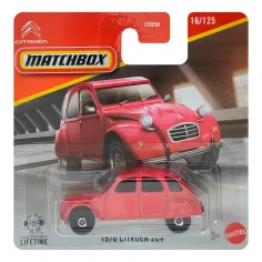Matchbox: 1970 Citroën 2CV crveni mali automobil 1/64 - Mattel