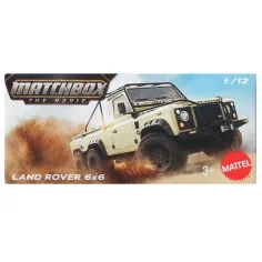 Matchbox A Film: Land Rover 6x6 kutija za papir mali automobil 1/64 – Mattel