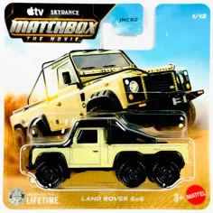 Matchbox Film: Land Rover 6x6 mali auto 1/64 - Mattel