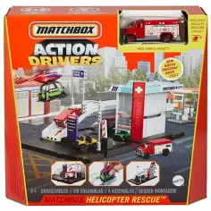 Matchbox: Action Drivers Helikopterska stanica za spašavanje - Mattel