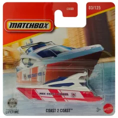 Matchbox: Coast 2 Coast obalna straža brod 1/64 - Mattel