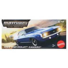 Matchbox Film: 1969 Chevrolet Camaro kutija za papir mali automobil 1/64 – Mattel