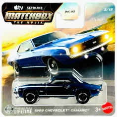 Matchbox Film: 1969 Chevrolet Camaro mali automobil 1/64 - Mattel