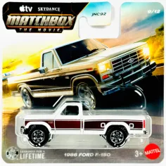 Matchbox Film: 1986 Ford F-150 mali auto 1/64 - Mattel