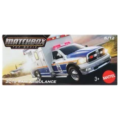 Matchbox Film: 2019 RAM Ambulance kutija za papir mali auto 1/64 – Mattel