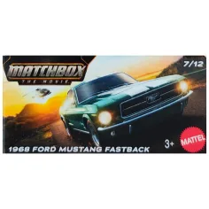 Matchbox: Kutijska 1968 Ford Mustang Fastback zeleni mali automobil 1/64 - Mattel
