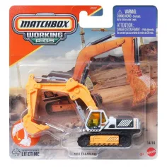 Matchbox: Working Rigs MBX Excavator bager 1/64 - Mattel