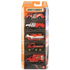 Matchbox: Rescue set malih automobila 5 kom 1/64 - Mattel