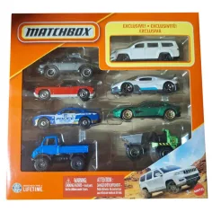Matchbox: set od 8 malih autića s ekskluzivnim automobilom 2022 Jeep Wagoneer - Mattel