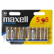 Maxell: Alkalne AA LR6 baterije od 1.5V  5+5 kom u blister pakiranju