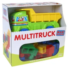 Maxi Blocks kocke za gradnju s kamionom - D-Toys