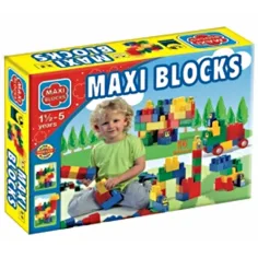 Maxi Blocks veliki kutijski građevni blokovi 56 kom - D-Toys