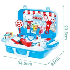 Medicinski set u kovčegu sa priborom slika 2