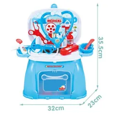 Medicinski stol sa prijenosnim sjedalom 32x23x35,5 cm slika 2