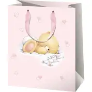 Medo ružičasta ukrasna vrećica 11x15x6cm