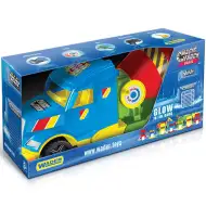 Mega Truck: Kamion s mješalicom za beton sa fluorescentnim svjetlom 60cm - Wader