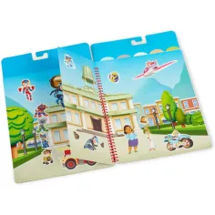 Melissa & Doug: Paw Patrol Adventure Bay knjiga sa naljepnicama za višekratnu upotrebu slika 3