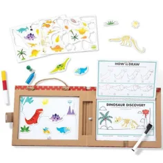 Melissa & Doug: Set za crtanje dinosaura koji se može izbrisati i magnetska kreativna igra slika 2