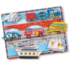 Melissa&Doug: Puzzle s vozilima - Spin Master