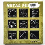 Metalne Puzzle set 9kom