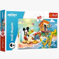 Mickey i prijatelji na plaži puzzle 60kom - Trefl