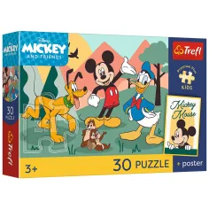 Mickey miš i prijatelji 30-dijelni premium puzzle - Trefl