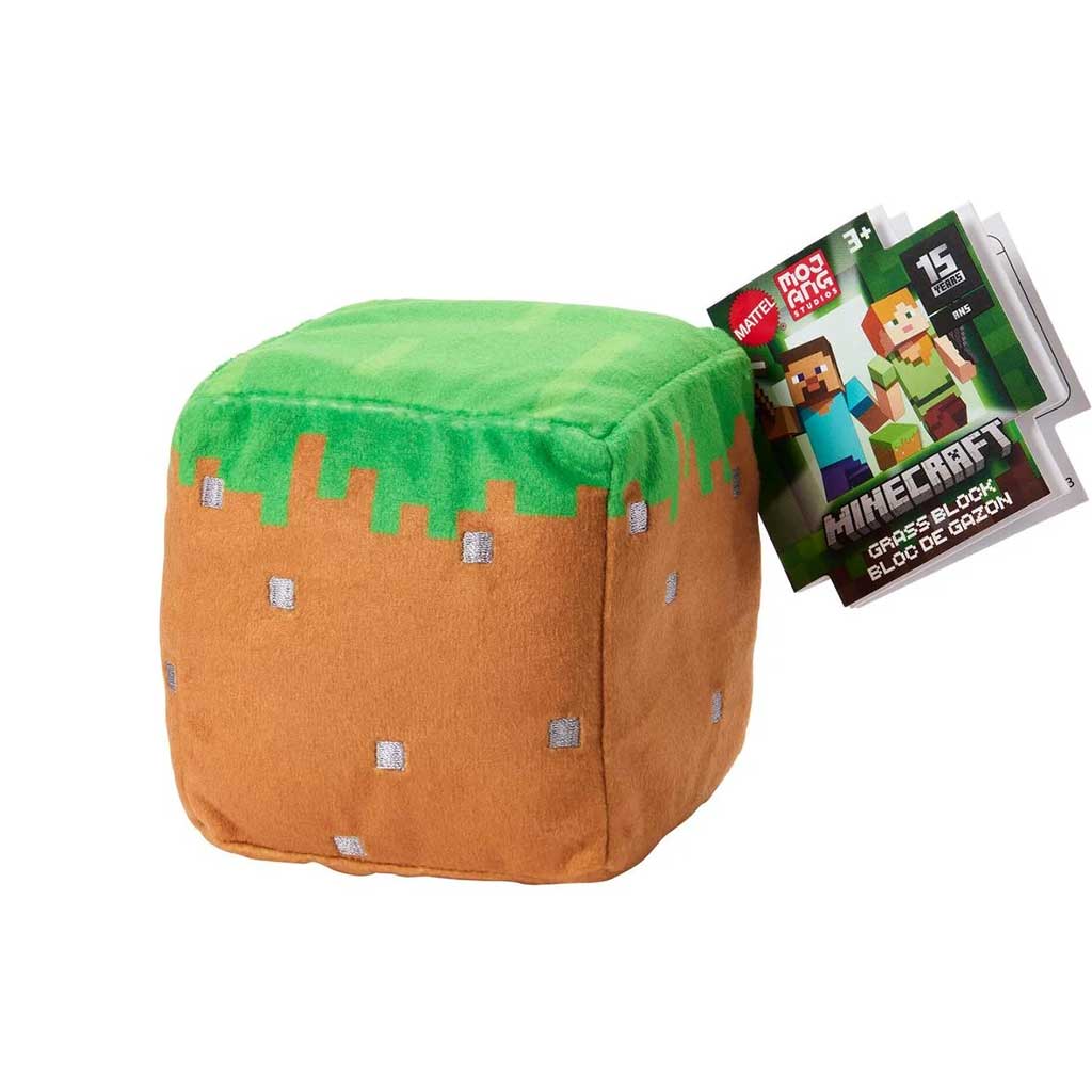 Minecraft Blocks plišana figura - Grass Block figura - Mattel