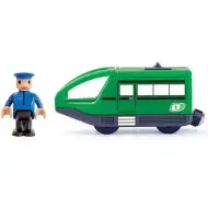 Moderna zelena električna lokomotiva - Woodyland