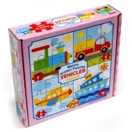 Moj prvi puzzle: Vozila 4 u 1 baby puzzle