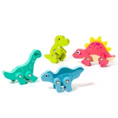 Molto: Nature Prvi dinosaur paket drvenih figura od 4kom slika 4