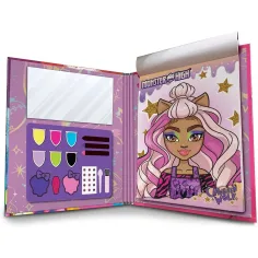 Monster High: Knjiga za šminkanje i bojanje, 44 stranice - Lisciani slika 2
