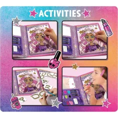 Monster High: Knjiga za šminkanje i bojanje, 44 stranice - Lisciani slika 3