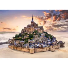 Mont Saint-Michel u zalasku sunca 1500-dijelni HQC kompakt puzzle - Clementoni slika 2