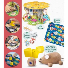 Montessori: Kućica za miševe - Igra društvena - Lisciani slika 3